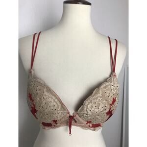 Victoria's Secret Lingerie Bra Push Up Pigeonnant Padded Underwire